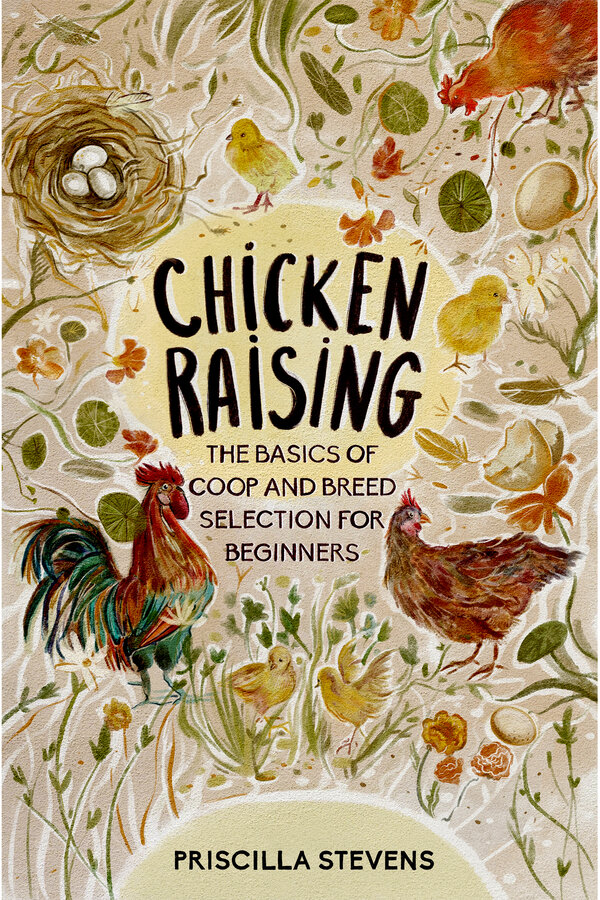 Backyard chicken raising book cover